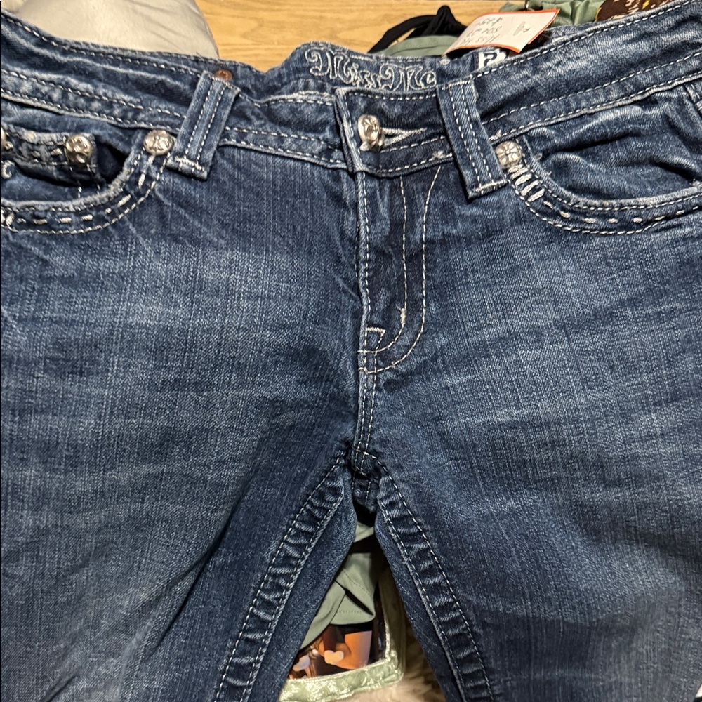 Miss Me Dark Blue Denim Jeans